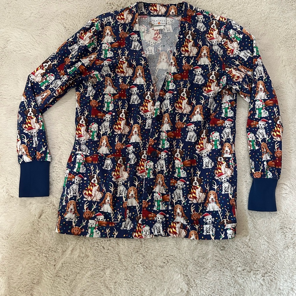 Christmas scrub top!
